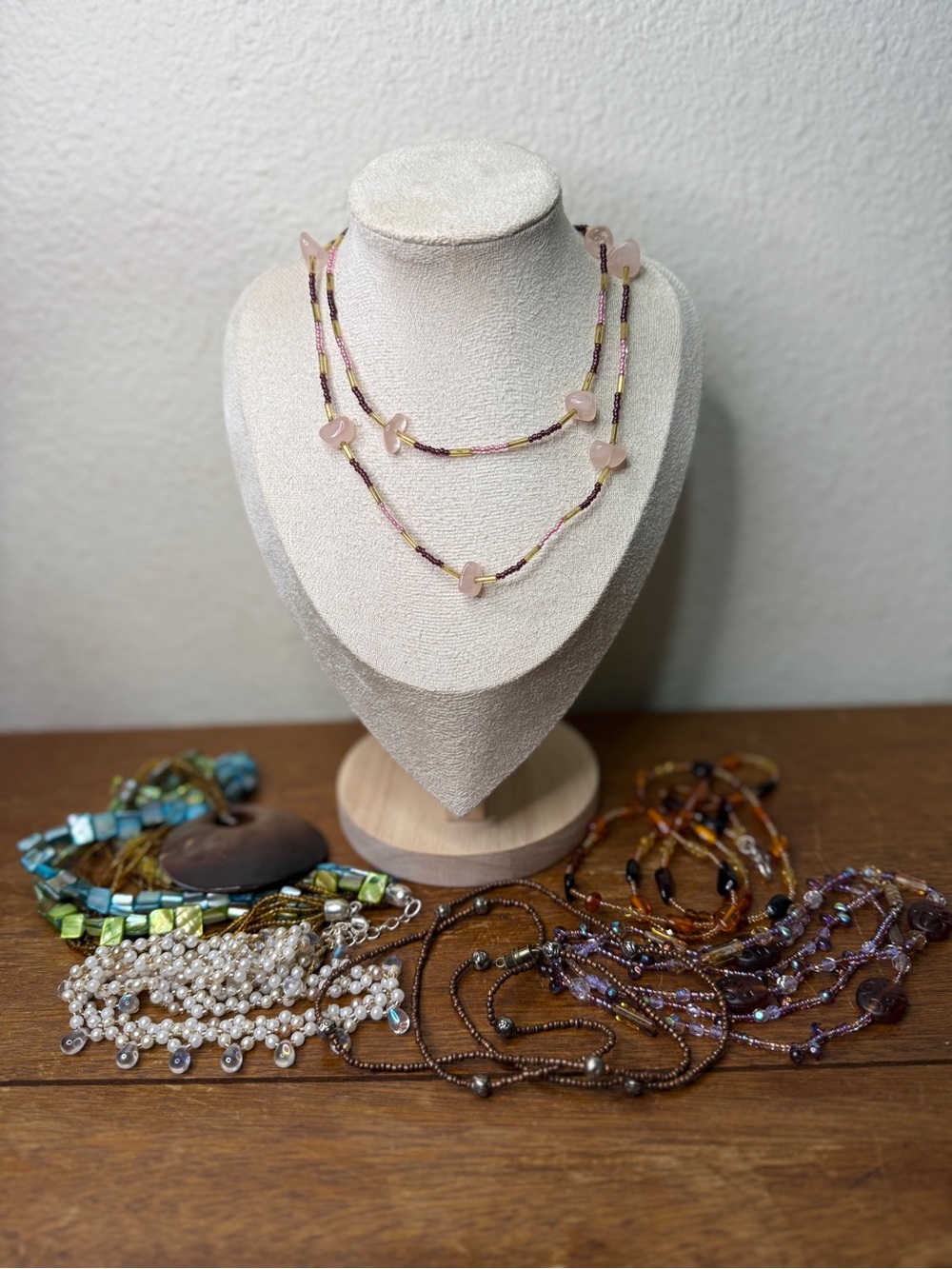Delicate Seed Bead Necklace Lot - Womens Jewelry